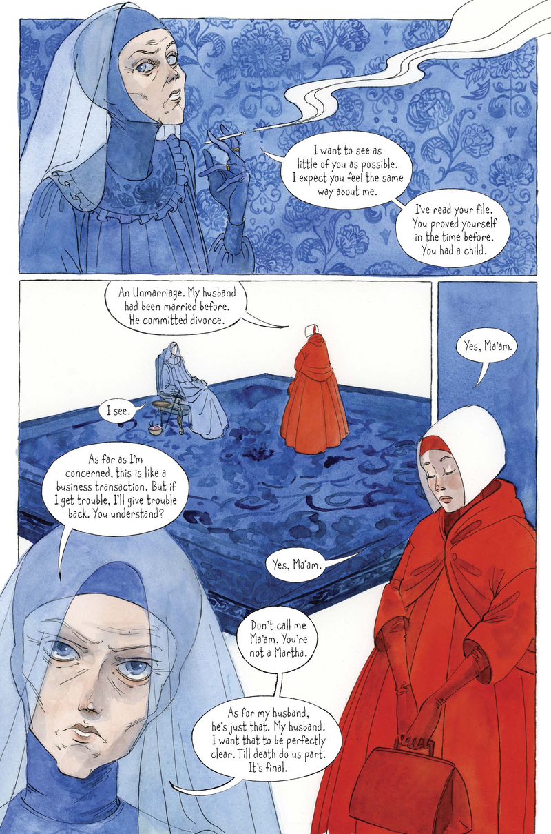 Illustration for article titled An Exclusive Look at the Gorgeous, Haunting Graphic Novel Adaptation of The Handmaid's Tale